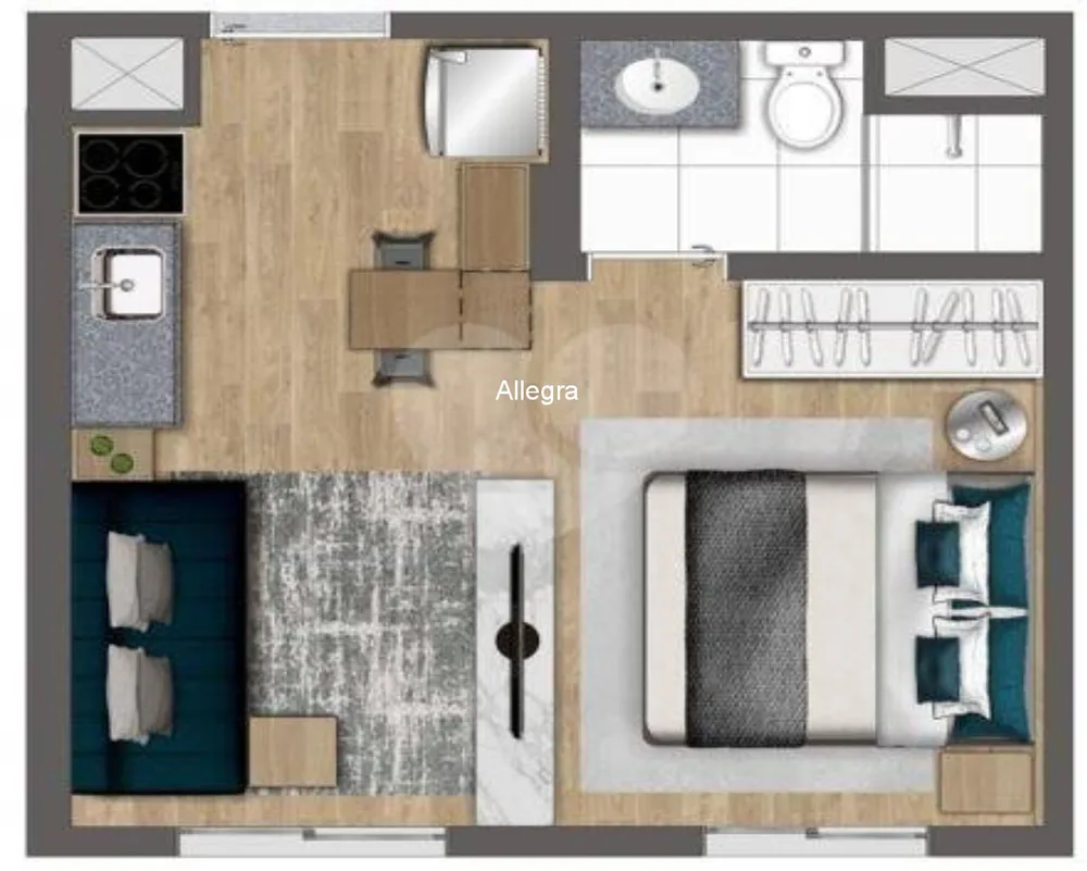 Apartamento, 2 quartos, 50 m² - Foto 12