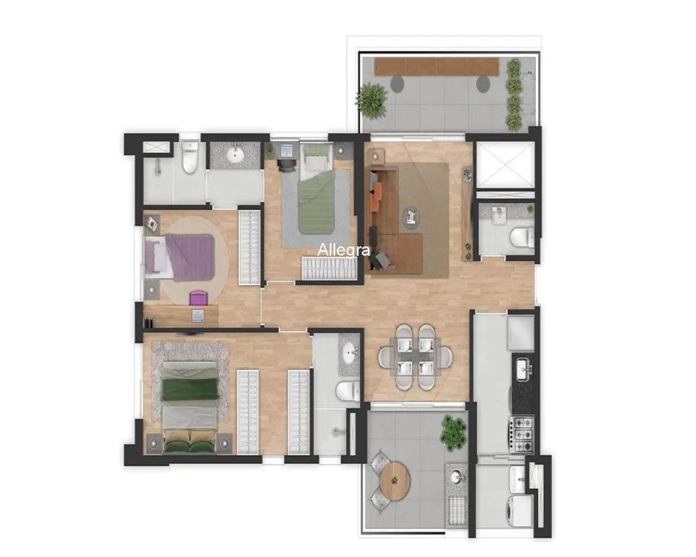 Apartamento, 3 quartos, 91 m² - Foto 19