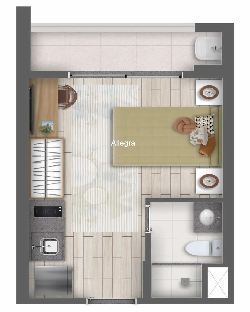 Apartamento, 1 quarto, 30 m² - Foto 18