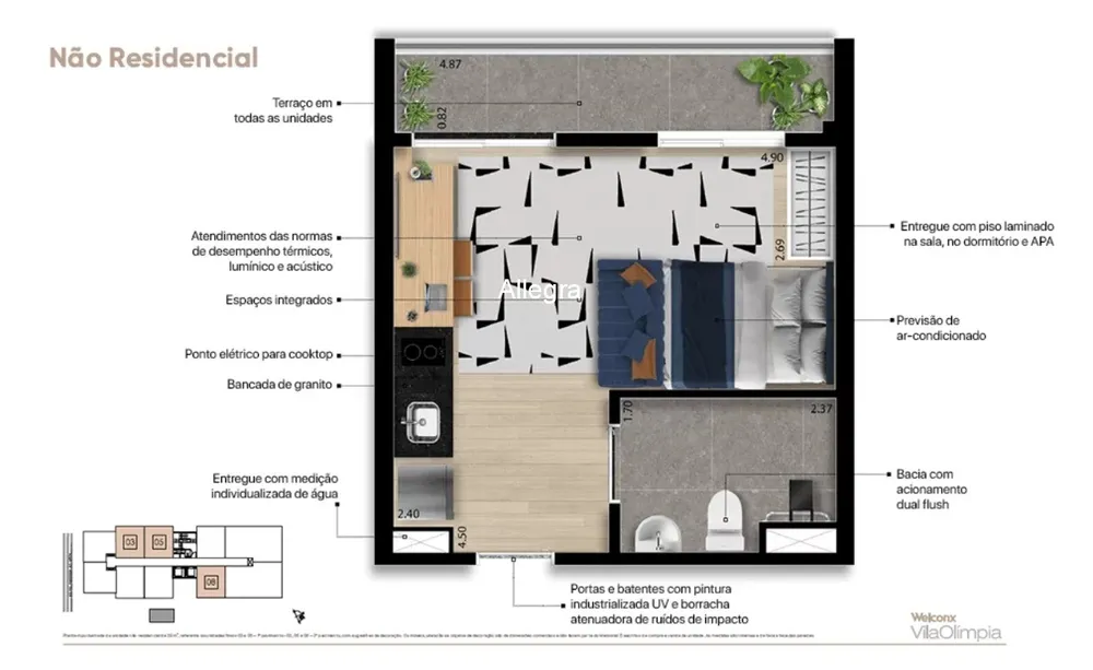 Apartamento, 1 quarto, 79 m² - Foto 5