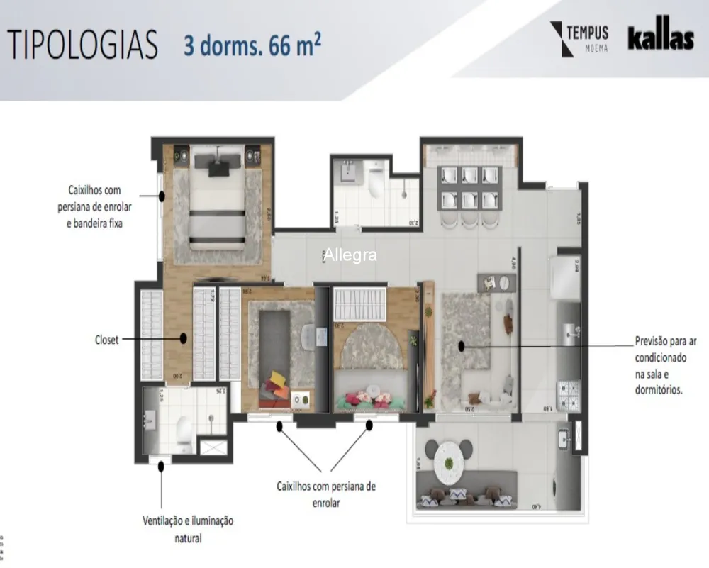 Apartamento, 3 quartos, 66 m² - Foto 16