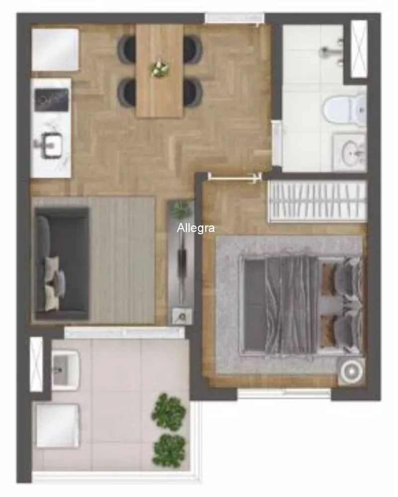 Apartamento, 1 quarto, 40 m² - Foto 2