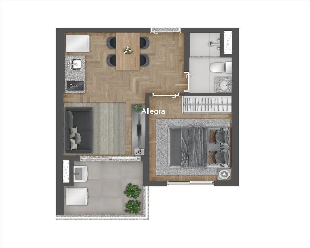 Apartamento, 1 quarto, 40 m² - Foto 12