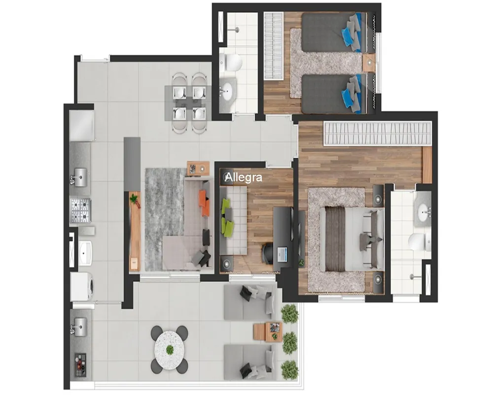 Apartamento, 2 quartos, 58 m² - Foto 15