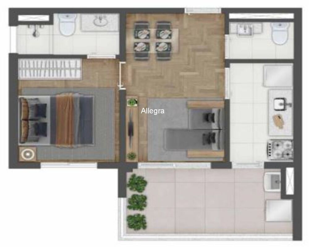 Apartamento, 1 quarto, 40 m² - Foto 7