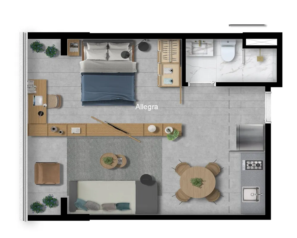Apartamento, 1 quarto, 32 m² - Foto 14