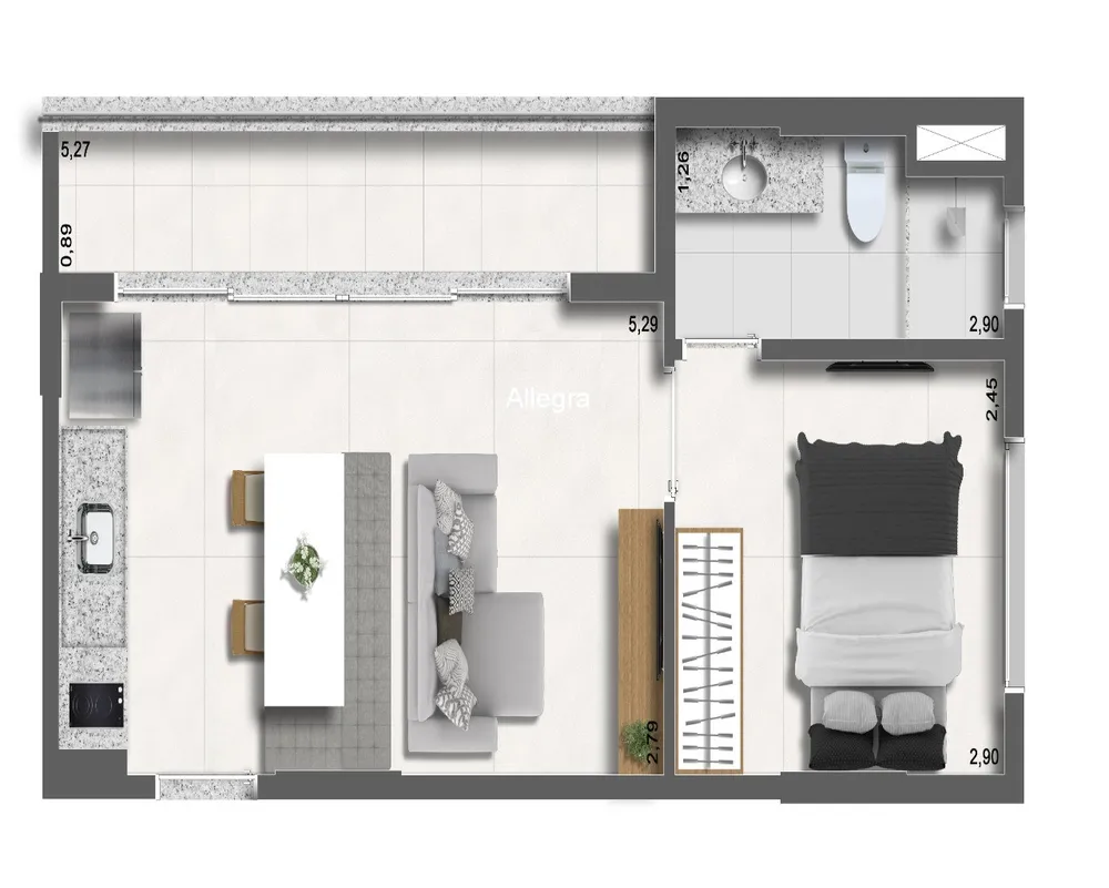 Apartamento, 1 quarto, 32 m² - Foto 13