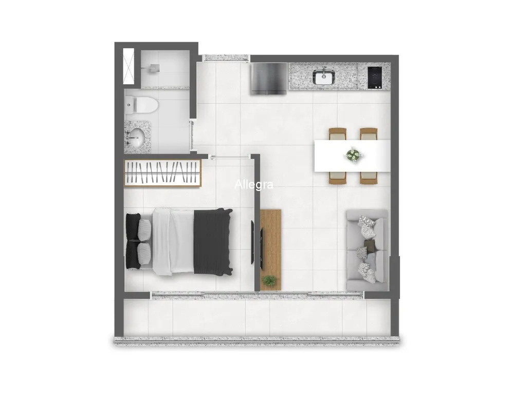 Apartamento, 1 quarto, 38 m² - Foto 16