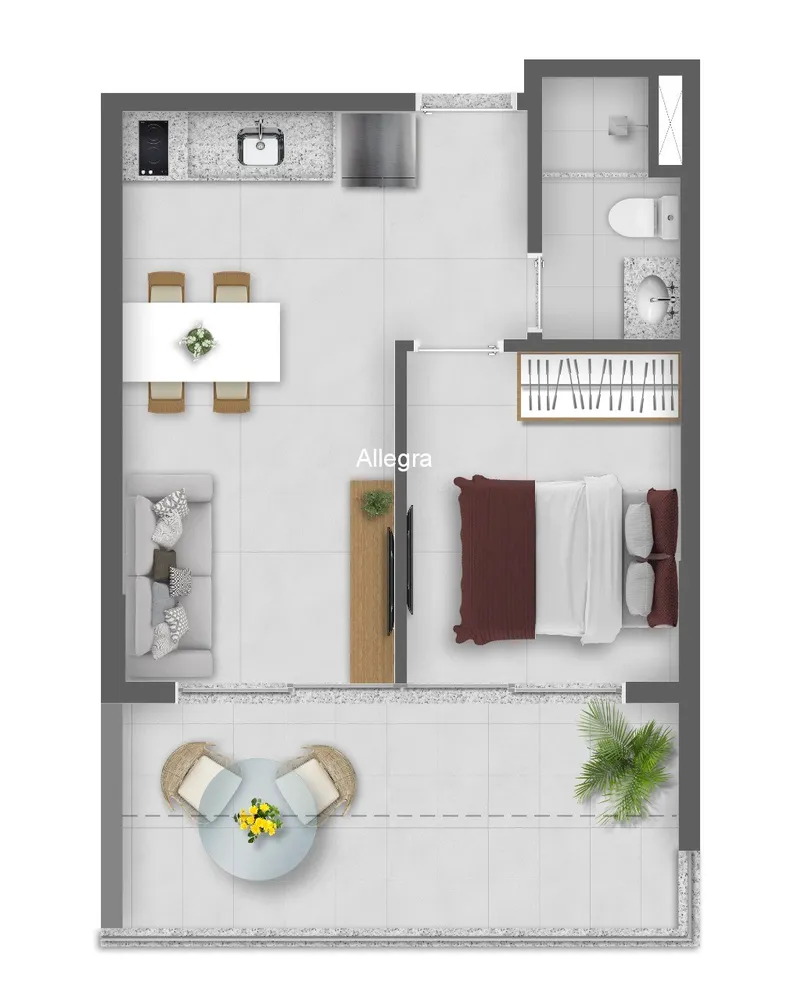 Apartamento, 1 quarto, 38 m² - Foto 13