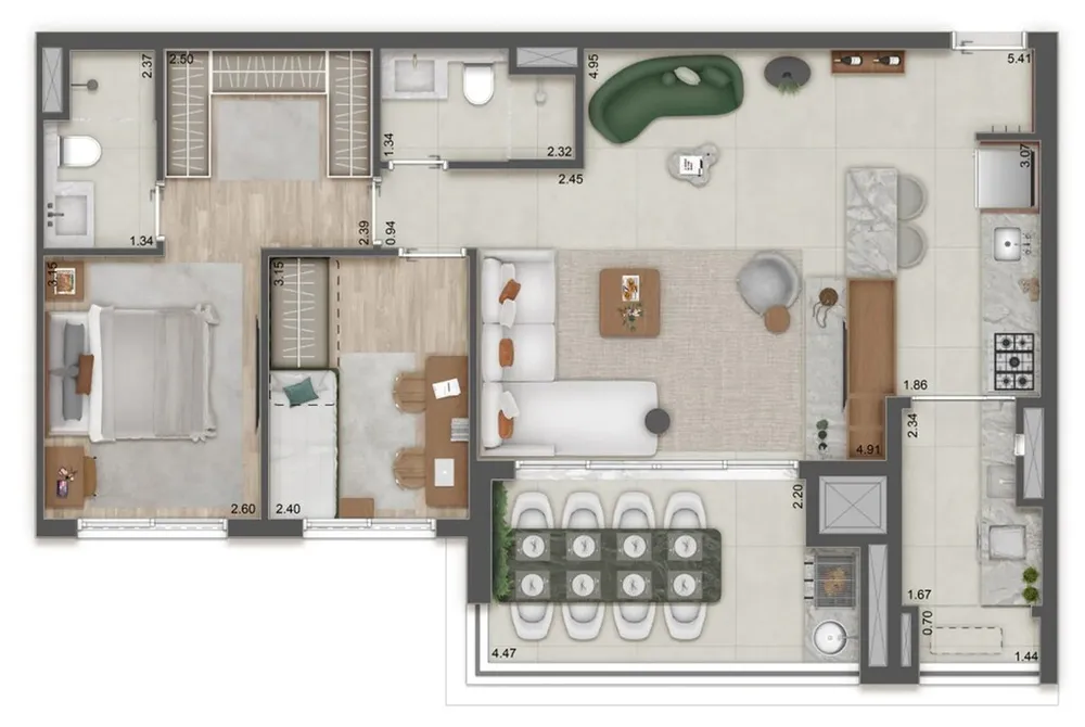 Apartamento, 3 quartos, 112 m² - Foto 14