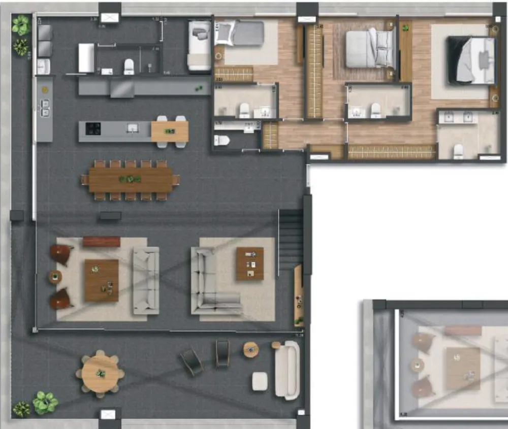 Loft, 137 m² - Foto 11