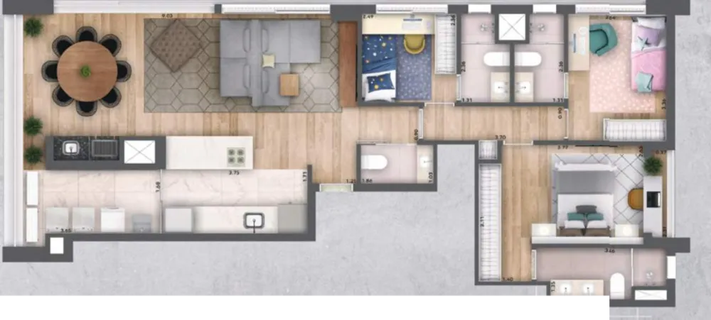 Apartamento, 3 quartos, 108 m² - Foto 14