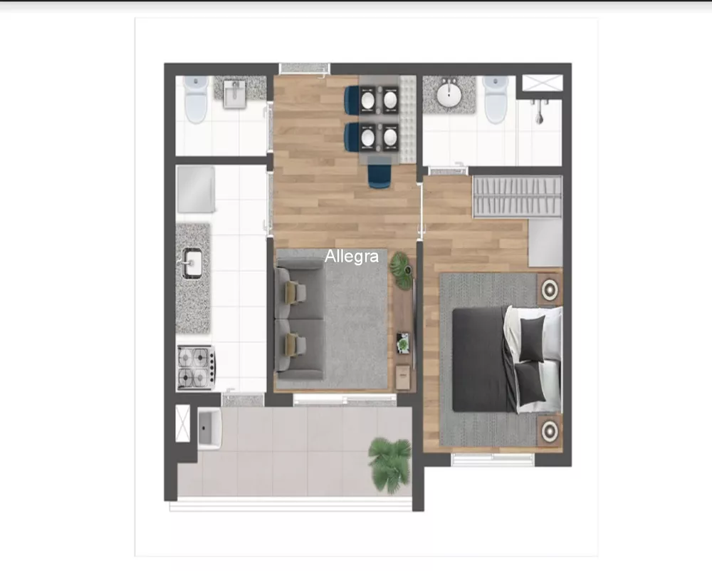 Apartamento, 1 quarto, 29 m² - Foto 7