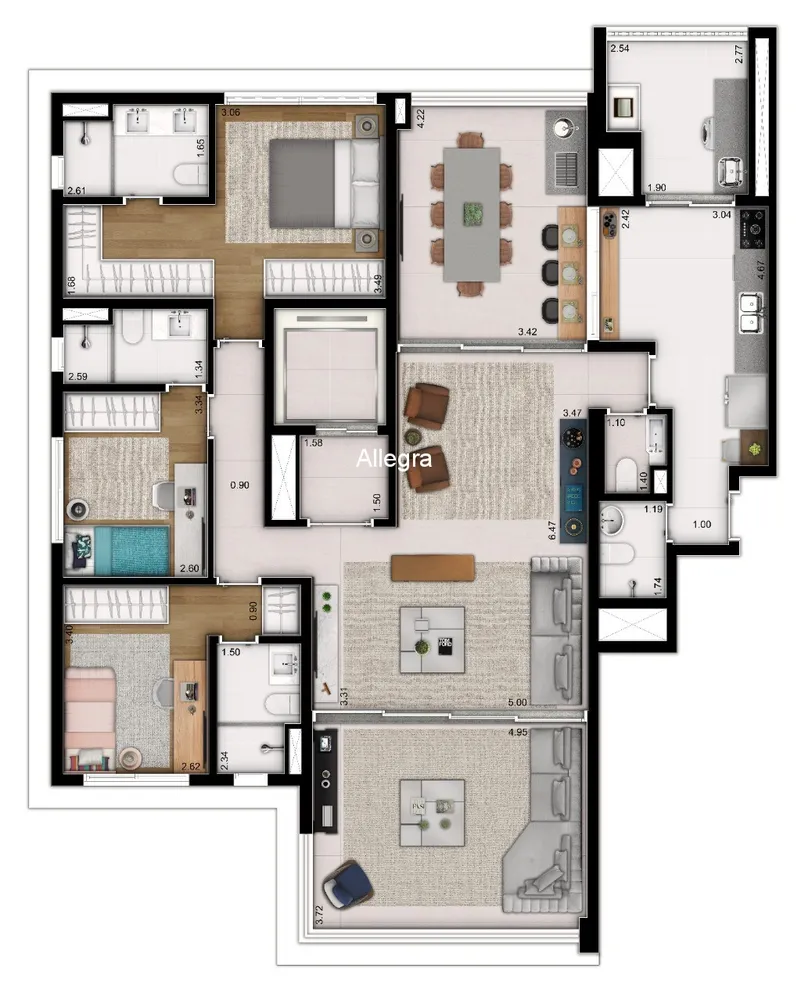 Apartamento, 3 quartos, 81 m² - Foto 10