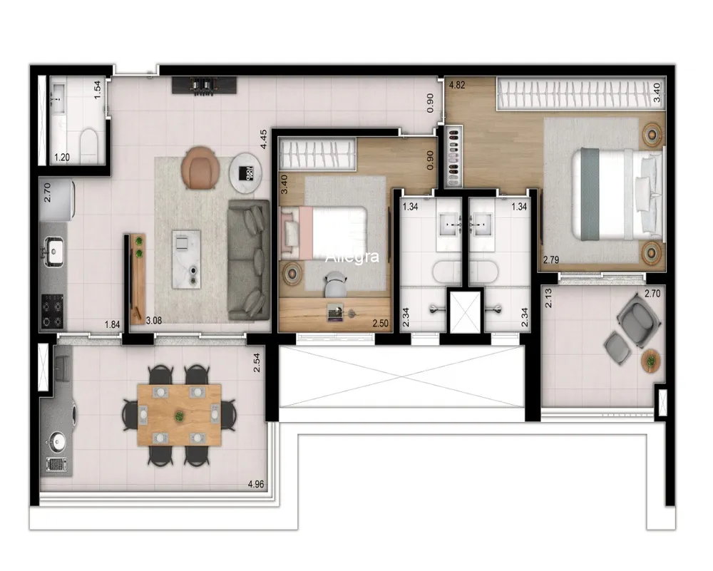 Apartamento, 3 quartos, 81 m² - Foto 11