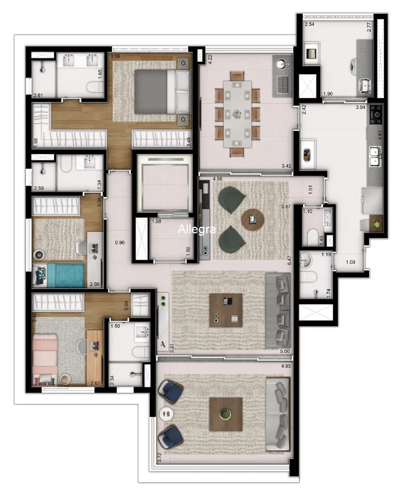 Apartamento, 3 quartos, 81 m² - Foto 13