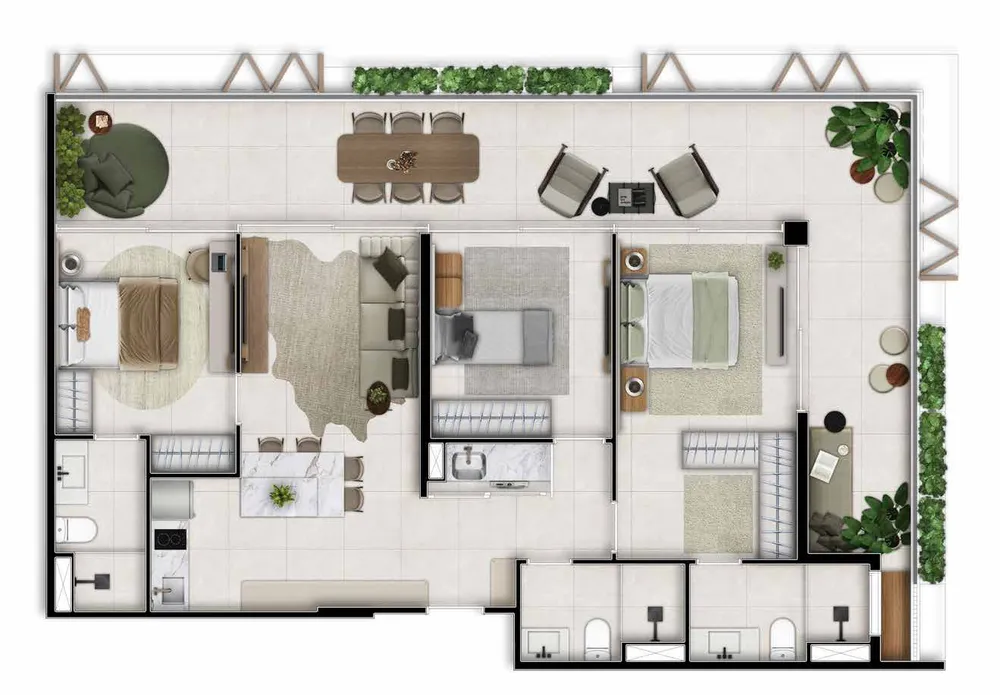 Apartamento, 2 quartos, 69 m² - Foto 4
