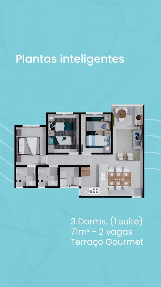 Apartamento, 2 quartos, 60 m² - Foto 5