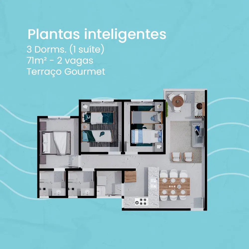 Apartamento, 2 quartos, 60 m² - Foto 12