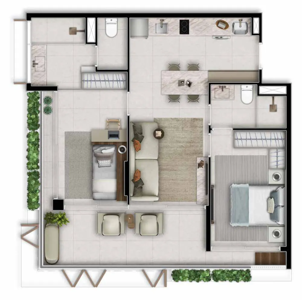 Apartamento, 2 quartos, 72 m² - Foto 8