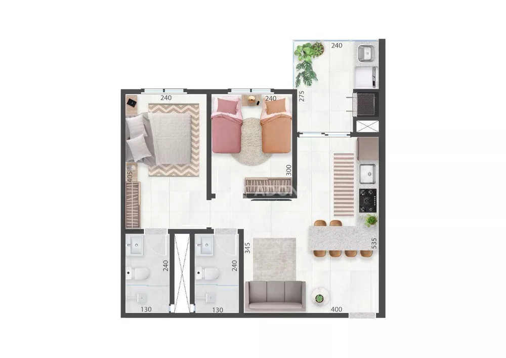 Apartamento, 2 quartos - Foto 8