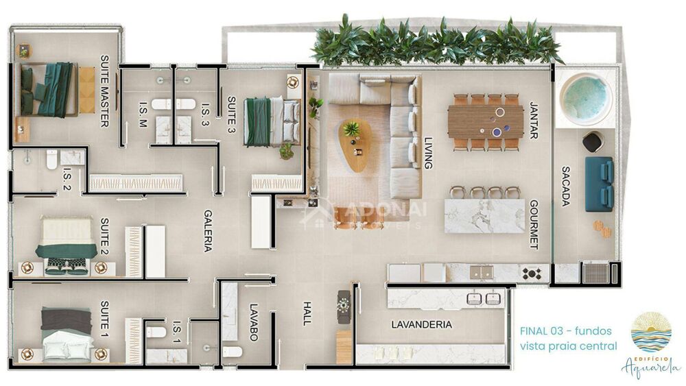 Apartamento, 4 quartos - Foto 2