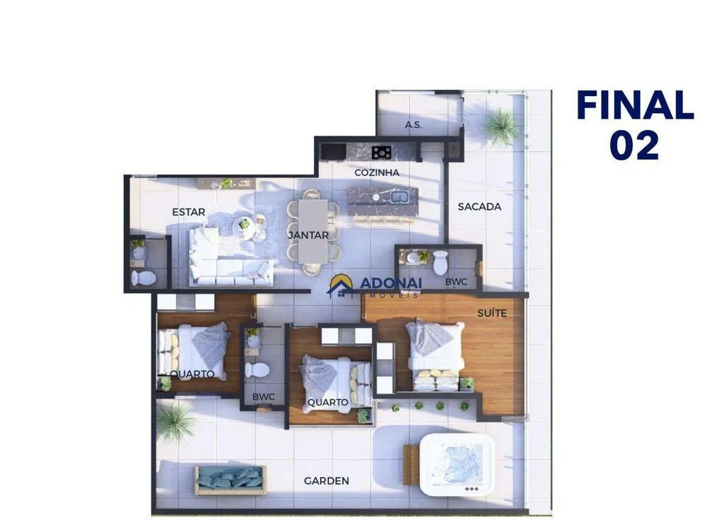 Apartamento, 3 quartos - Foto 4