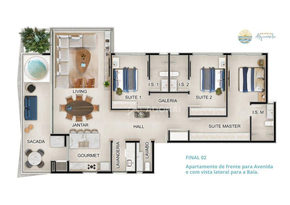 Apartamento, 3 quartos - Foto 2