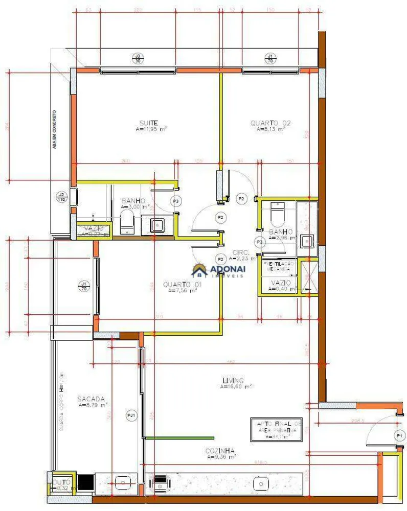 Apartamento, 3 quartos, 122 m² - Foto 9