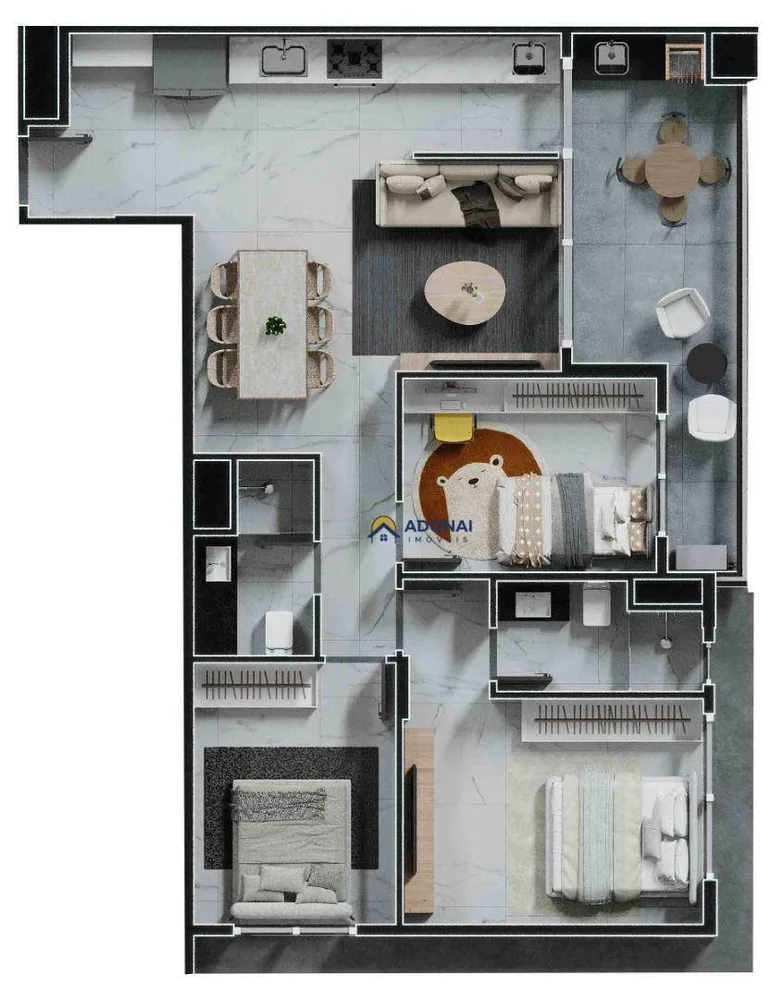 Apartamento, 3 quartos, 122 m² - Foto 11