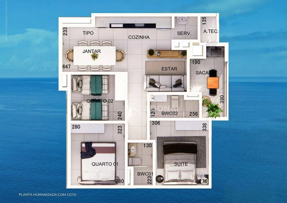 Apartamento, 3 quartos - Foto 2