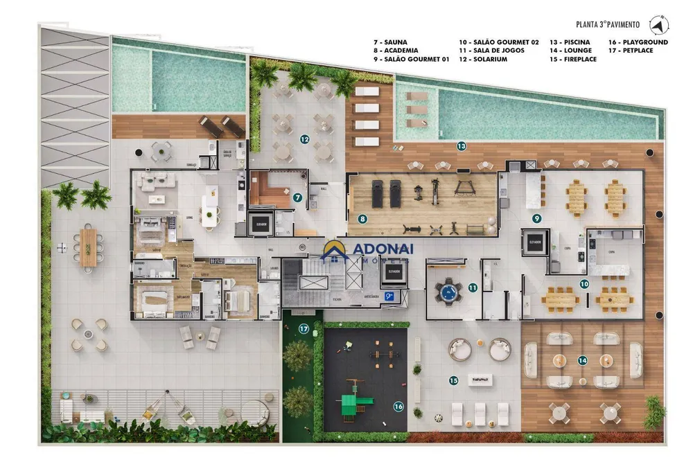 Apartamento, 3 quartos, 137 m² - Foto 12
