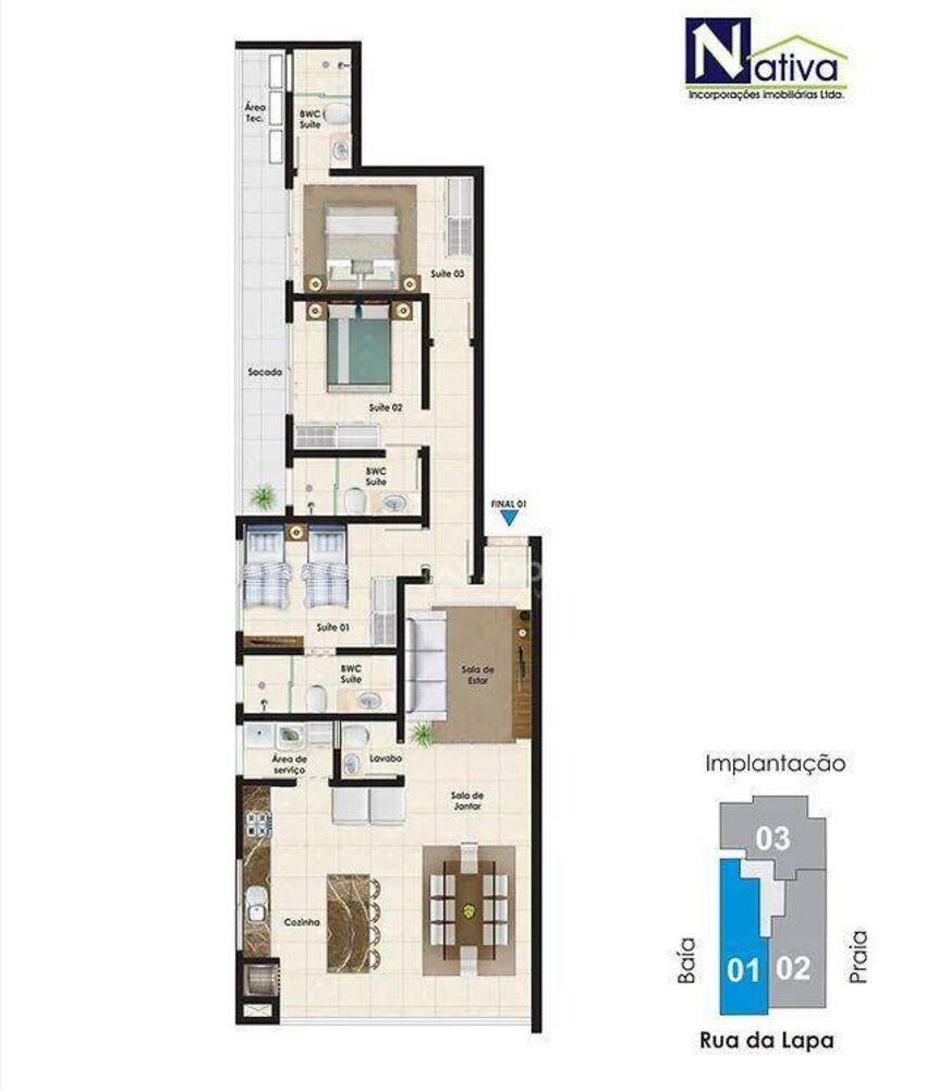 Apartamento, 3 quartos - Foto 4