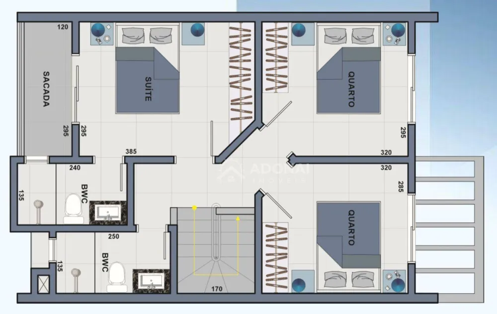 Sobrado, 3 quartos, 102 m² - Foto 15