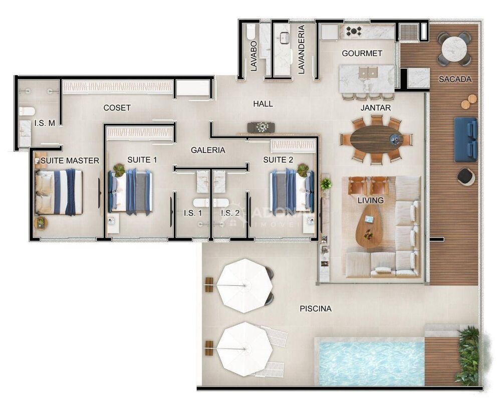 Apartamento, 3 quartos - Foto 2