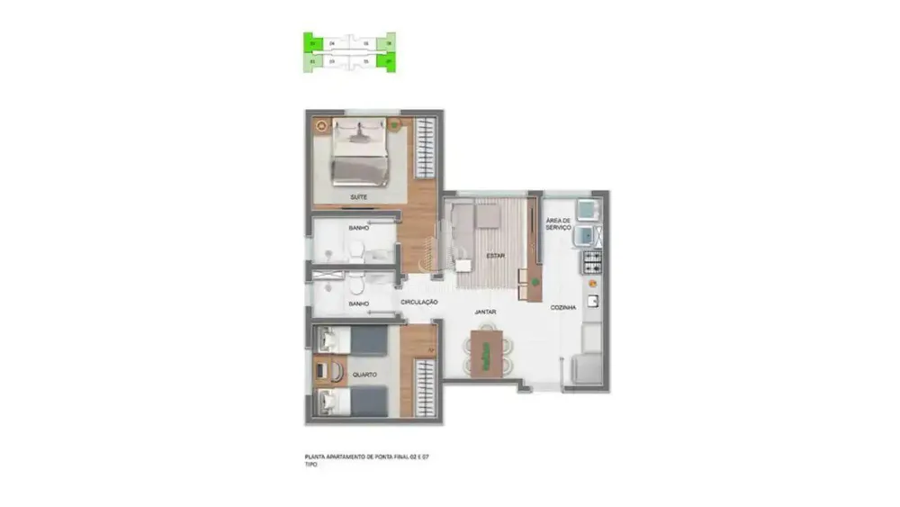 Apartamento, 2 quartos - Foto 11