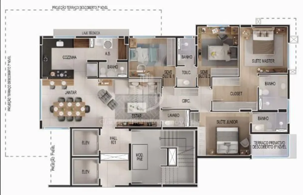 Apartamento, 4 quartos, 133 m² - Foto 6
