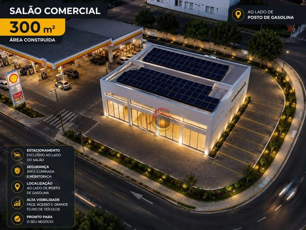 Loja-Salão, 300 m² - Foto 1