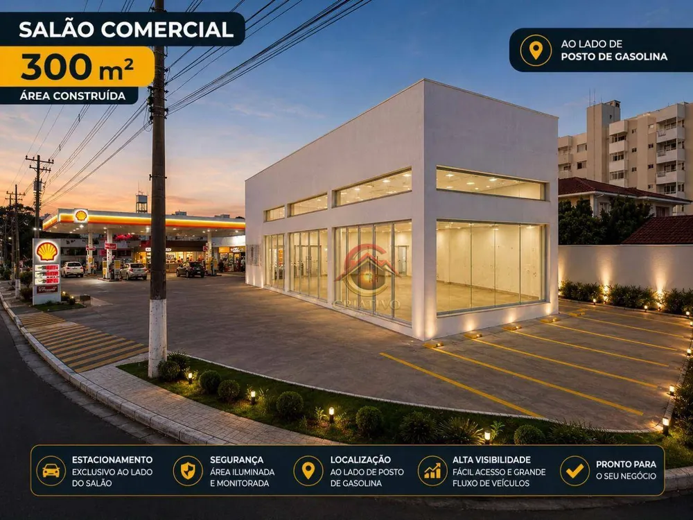 Loja-Salão, 300 m² - Foto 3