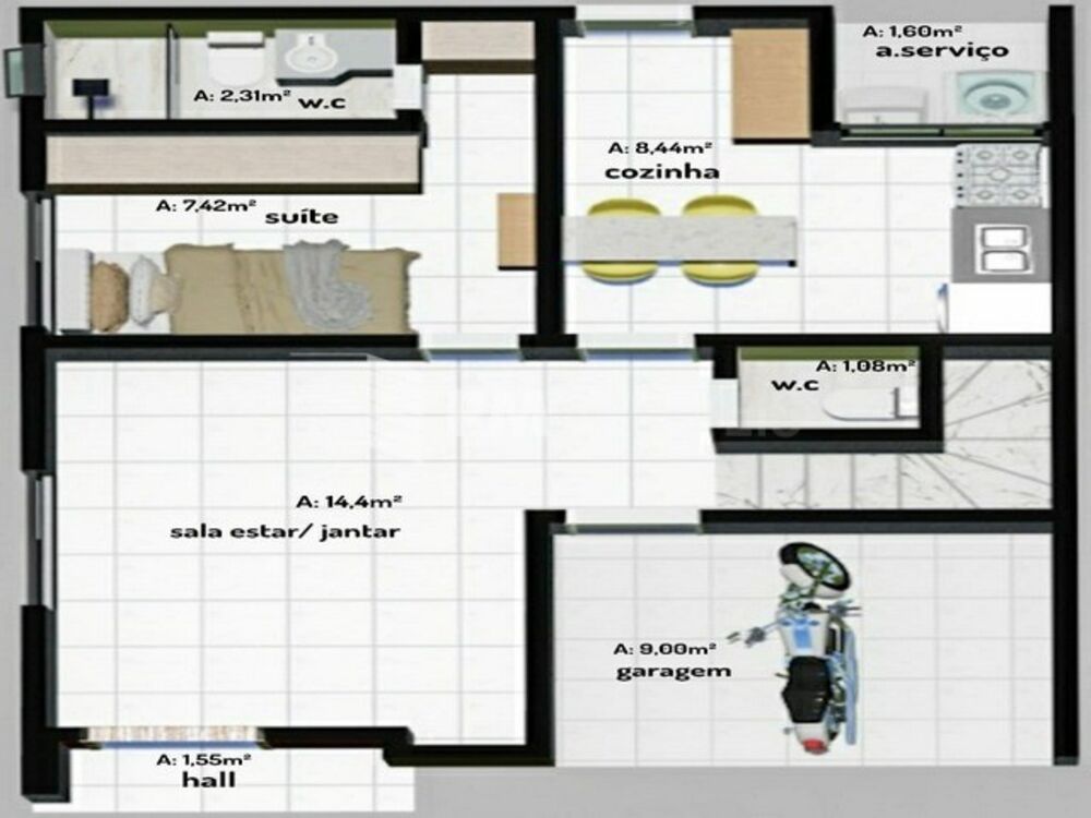 Casa de Condomínio, 4 quartos - Foto 2