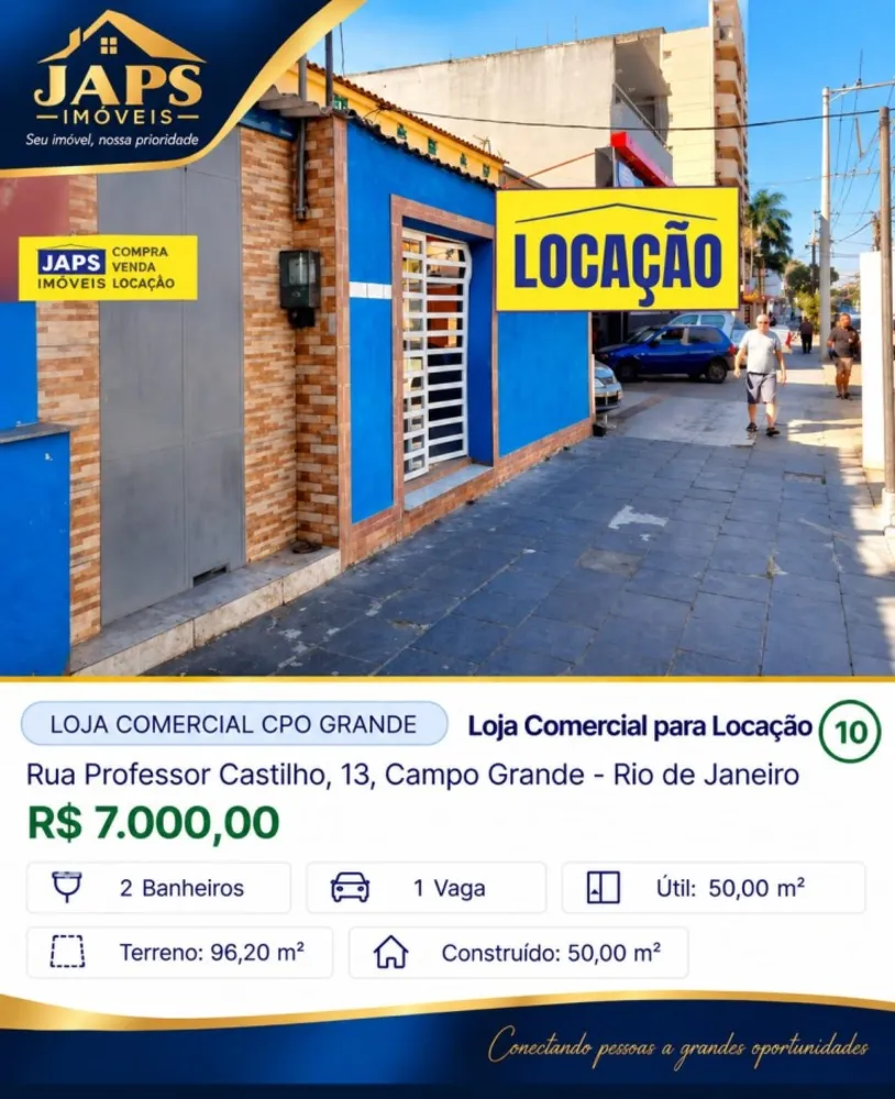 Loja-Salão, 50 m² - Foto 1