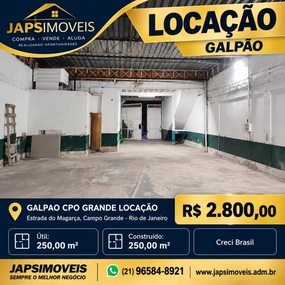 Depósito-Galpão, 250 m² - Foto 1