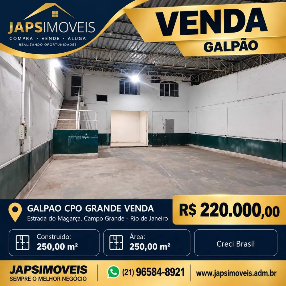 Depósito-Galpão, 250 m² - Foto 1