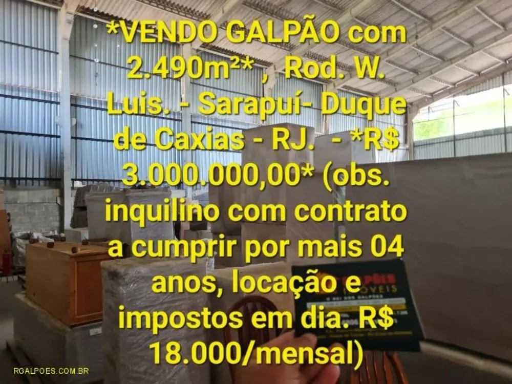 Depósito-Galpão, 2490 m² - Foto 1