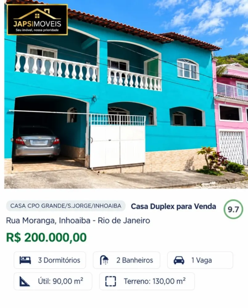 Casa, 3 quartos, 90 m² - Foto 1