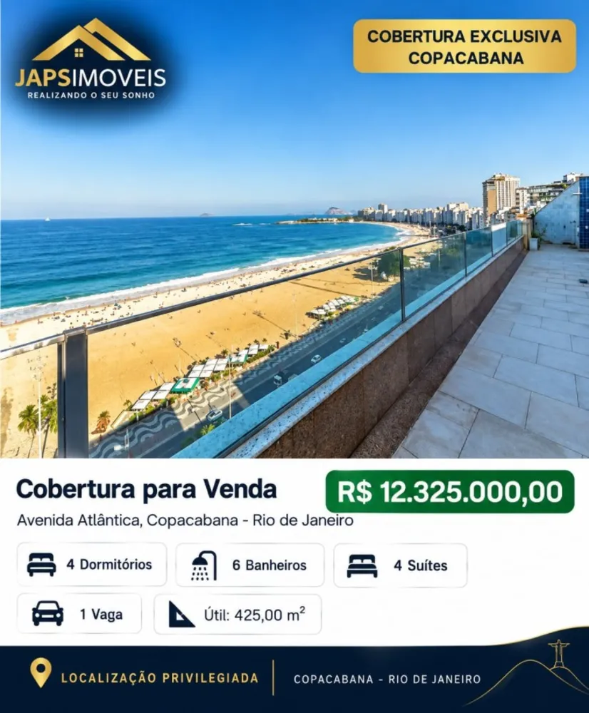 Cobertura, 4 quartos, 425 m² - Foto 1