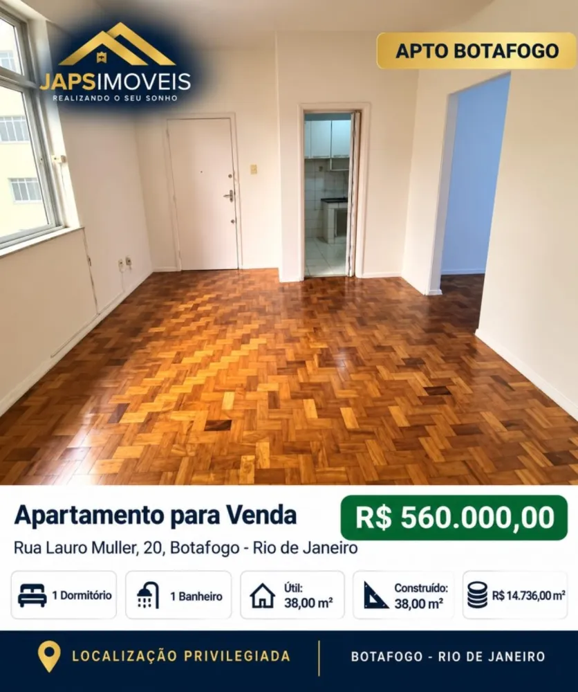 Apartamento, 1 quarto, 38 m² - Foto 1