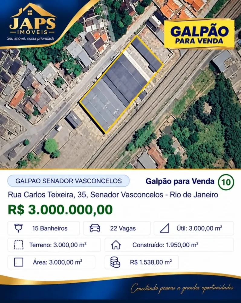Depósito-Galpão, 3000 m² - Foto 1