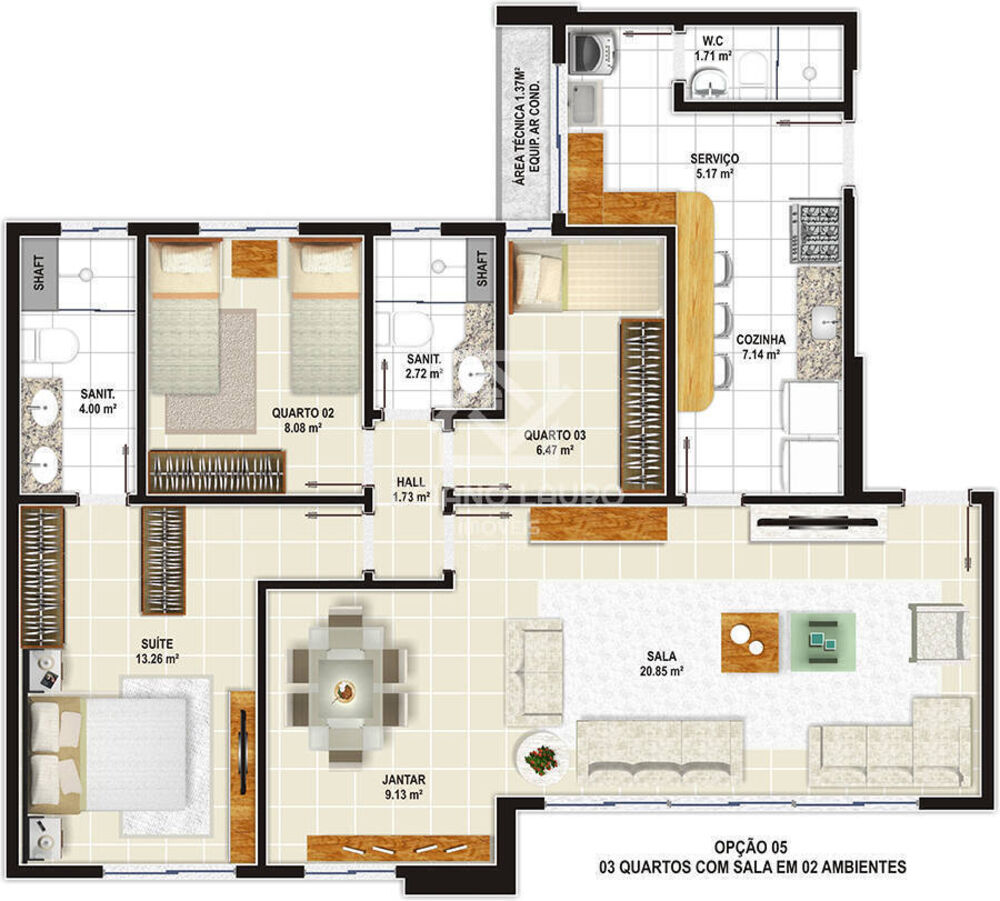 Apartamento, 4 quartos, 94 m² - Foto 8