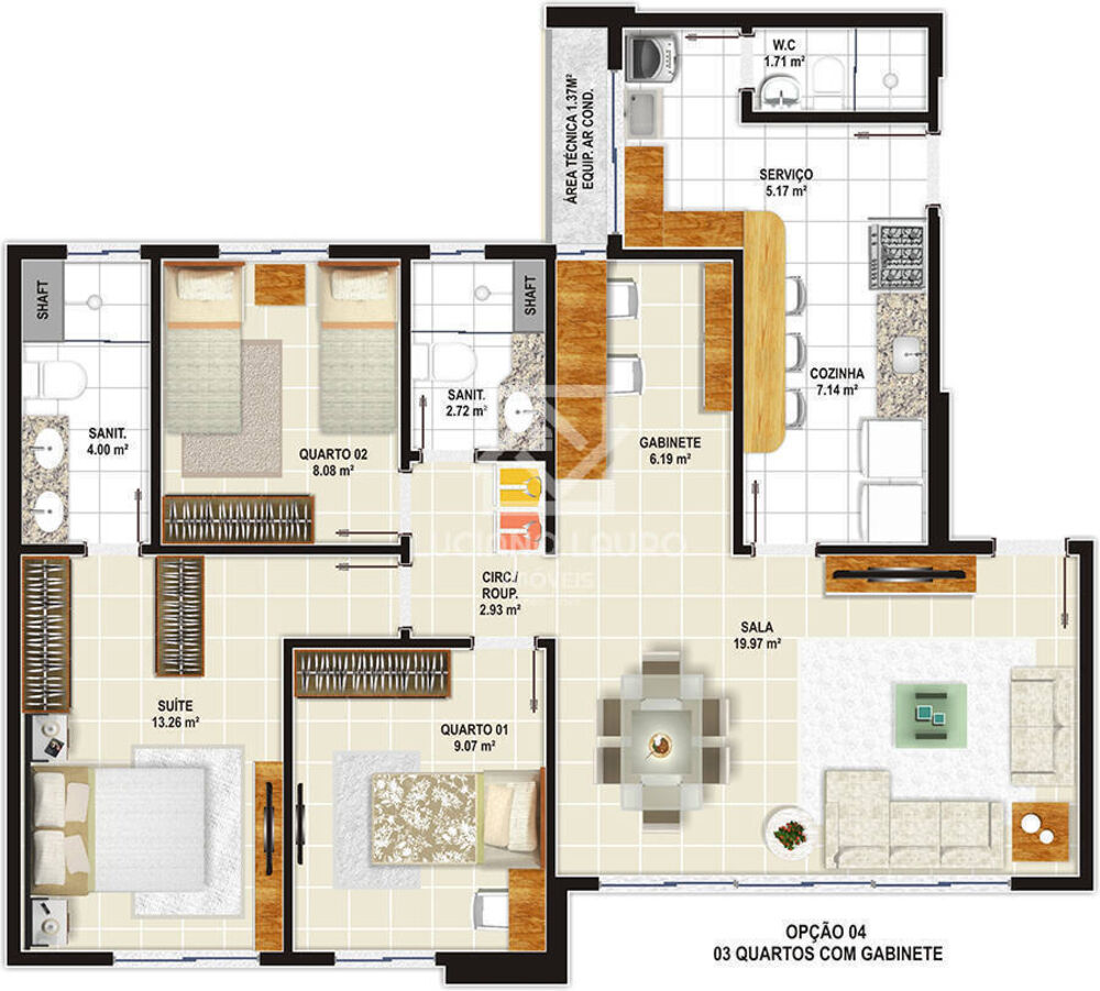 Apartamento, 4 quartos, 94 m² - Foto 4